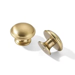 10 Pack Brushed Brass Cabinet Knobs 1-1/4 Inch Solid Heavy Duty Traditio.... Fixed Price $46.79.