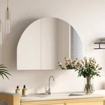 3 Doors Bathroom Medicine Cabinet Large Mirror Wall-mounted With Storage. Fixed Price $126.47.