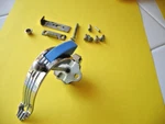 Vintage Nos Chrome Cabinet Door Push Button Latch Pull Blue Lines Amerock E08760. Fixed Price $25.00.
