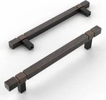 New 10 Pack Oil Rubbed Bronze Kitchen Cabinet Pulls 5" Hole Centers B18. Fixed Price $31.99.
