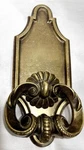 Vintage Ornate Cabinet Pull Gold-tone Fixed Handle Replacement Hardware. Fixed Price $22.99.