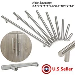 Pull Europe Modern Solid Stainless Steel Kitchen Cabinet Handles Bar. Fixed Price $12.95.