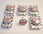 New Mary Engelbreit Teapot" Drawer Pulls, 6 Pc Set. Fixed Price $51.95.