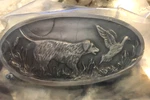 Hunting Dog Drawer Pull Pewter Sportsman Design Collection By Sierra Lifestyles. Fixed Price $14.95.