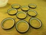 New Rowley FM200/BZ1/8" Ring Set 9 Of Bronze *free Shipping*. Fixed Price $14.99.