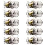 Probrico 10 Pack Passage Door Knobs Brushed Nickel Hallway/closet. Fixed Price $106.78.