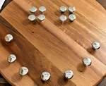 Mid Century Lot Of 15 Bright Chrome Cabinet Knobs By National Lock Company #R691. Fixed Price $30.00.