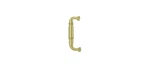 Deltana DP2574U3 Door Pull Without Rosette, 8" In Polished Brass. Fixed Price $84.00.