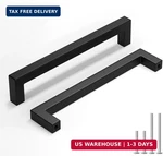 Homdiy 30 Pack Black Cabinet Handles, 6-5/16 INCH(160 Mm) Hole Centers. Fixed Price $80.41.