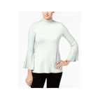 Nwt Alfani Womens White Mock Neck Bell Sleeve Blouse Top Size Xl $49 M414. Fixed Price $22.99.