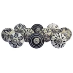 Hand Painted Vintage Ceramic Knobs For Kitchen Cabinet & Drawer Pulls Set Of 10. Fixed Price $15.73.