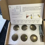 Goo-ki 6 Pack Kitchen Cabinet Hardware Antique Brass Drawer Knobs Single Ho.... Fixed Price $19.54.