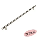 *10 Pack* Cosmas Cabinet Hardware Satin Nickel Euro Style Bar Pull #305-320SN. Fixed Price $50.55.