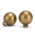 Goldenwarm 10 Pack Antique Brass Cabinet Knobs Vintage Round Ba.... Fixed Price $35.64.