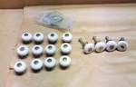 Lot Of 16 Amerock BP878-30 White Ceramic Door/drawer Knobs/pulls 1/4" Diameter. Fixed Price $34.99.