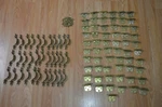 Lot Of Vintage Brass Drawer Pulls Handles 33 Kbc N18225 61 7139 Hinges. Fixed Price $89.15.