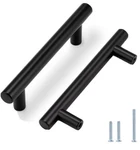 Probrico 5 Pack Flat Black Kitchen Cabinet Pulls, 3-3/4 Inch Hole Centers. Fixed Price $5.00.