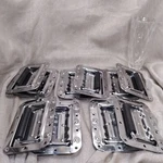 10 X Tch Medium Spring Loaded Handle Chrome Tone Steel With Padded Black Grip. Fixed Price $59.99.