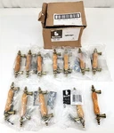 12 New Belwith P742-OAK Antique Brass Center Cabinet Drawer Pull Hardware. Fixed Price $29.99.
