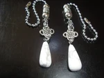 Pair Buffalo Stone Light/lamp Pulls Ceiling Fan Chains. Fixed Price $12.95.