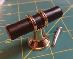 Leifeny 10 Pack Matte Black And Gold Cabinet Pulls Bar Single Hole Dresser .... Fixed Price $23.99.