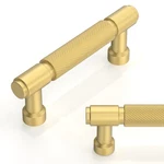 10 Pack Brushed Gold Knurled Cabinet Pulls 3 INCH76MM Kitchen Handles.... Fixed Price $46.04.