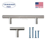 2 - 36" Solid Stainless Steel Kitchen Cabinet Handles Bar Pulls Pack Set. Fixed Price $19.99.