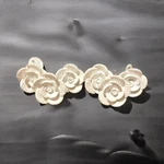 White Rose Ceramic Drawer Knobs Set Of By Midwest-cbk Nwt (U6). Fixed Price $18.69.