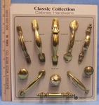 New Belwith Cabinet Hardware Knobs & Pulls Antique Gold Tone Metal Lot Of 11. Fixed Price $29.99.