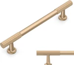 Champagne Gold Pulls - 10 Pack, 6.3 Inch Handles For Kitchen Cabinets. Fixed Price $79.99.