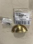 Signature Hardware 453906 Ansel 2-3/4" Cup Cab Pull Stn Brs (lt. Wear/tear). Fixed Price $10.38.