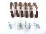 Brainerd Dual Mount Drawer Pulls 6 Vignette Bronze Copper With Screws 4 1/8. Fixed Price $18.26.