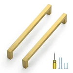 Ravinte Gold Cabinet Pulls 8 Hole Center, 10 Pack. Fixed Price $24.00.