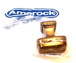 New! Set Lot 15 Amerock BP55340 Gb Gilded Bronze 1-1/4" Rectangle Cabinet Knob. Fixed Price $12.93.