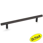 *25 Pack* Cosmas Cabinet Hardware Oil Rubbed Bronze Euro Bar Pull #305-160ORB. Fixed Price $79.75.