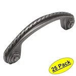 *25 Pack* Cosmas Cabinet Hardware Weathered Nickel Rope Handle Pulls #4114WN. Fixed Price $50.88.
