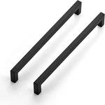 5 Pack 10" Matte Black Cabinet Handles Square Drawer Pulls Kitchen Hardware. Fixed Price $29.08.