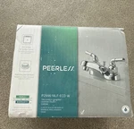 New! Bathroom Faucet Peerless P299618LF-ECO-W Two Handle Center Set Brush Nickel. Fixed Price $24.00.