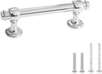 10PACK Cabinet Pull Polished Chrome Drawer Handle Zinc Alloy 3INCH (76MM) Hole. Fixed Price $55.04.