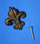 Fleur Lis Drawer/door Pull,knob,victorian Decor,french Country, F-8. Fixed Price $174.65.