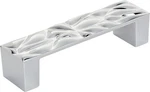 Cabinet Pull Handle Polished Chrome Amerock Calathea 3/4". Fixed Price $15.00.