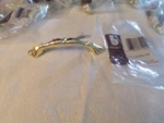 11 Belwith P343-OB Cabinet Door Drawer Pulls. Shiny Gold Look New. Fixed Price $19.99.