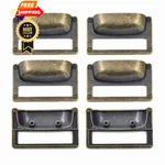 Weichuan 6-PACK Zinc Alloy Antique Bronze Label Frame Drawer 2"X3.1",. Fixed Price $18.98.