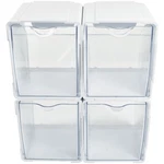 Tilt Bin Interlocking Storage Organizer 4 Pk. Fixed Price $37.99.