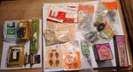 Vtg. Amerock 28 New Pkg's Hardware, Knobs, Handles, Brackets, Picture Hangers.. Fixed Price $30.00.