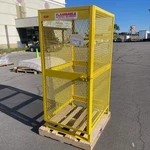 Z Jamco Vertical Gas Cylinder Storage Cabinet 71 X39 X31 Yellow CV051YP. Fixed Price $784.00.