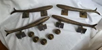 Gado Hardware "HPU7029" Curved Pisces Right And Left Pulls, Rare. Fixed Price $110.00.