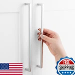 Askano 5-PACK 10" Hole Chrome Square Bar Kitchen Cabinet Door Pull Handles. Fixed Price $87.23.