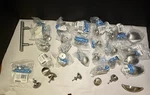 Lot 30+ Assorted Satin Nickel Amerock 1-1/4IN Knobs And Pulls. Fixed Price $19.00.