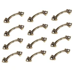 Bnafes 12PCS Small Brass Decorative Jewelry Box Chest Drawer Cabinet Bronze. Fixed Price $12.77.